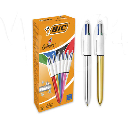 Penna Multifunzione a 4 Colori, Disponibile in Diverse Tipologie e Colorazioni