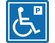 Cartello in Alluminio Informazioni, Simbolo Parcheggio Disabili
