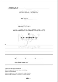 CONSERVAZIONE DEGLI ATTI DI MATRIMONIO - (CONF. DA 25 PZ.) LEGGERE, 093194