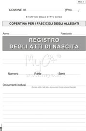 CONSERVAZIONE DEGLI ATTI DI NASCITA - (CONF. DA 50 PZ.), 097822