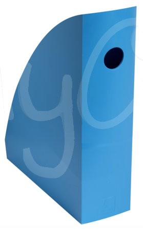 Portariviste Mag-Cube Bee Blue, Contenitore per cataloghi e Documenti, in Plastica Riciclata
