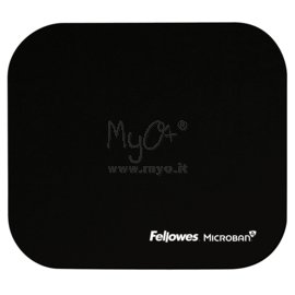 Tappetino per Mouse con Microban, 27,8x24 Cm, Vari Colori, nero