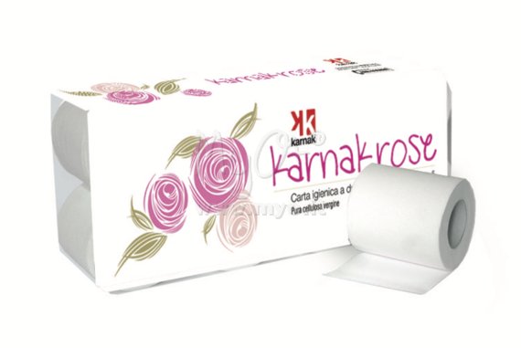 Carta Igienica Rose, 10 Rotoli, 100% Pura Cellulosa