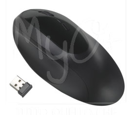 Mouse Ergonomico Wireless Pro Fit Ergo ®, Connessione USB o Bluetooth, 5 Pulsanti, nero
