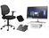 Kit Ergonomico, per Postazione di Lavoro, Desktop, con Seduta, kit desktop con seduta