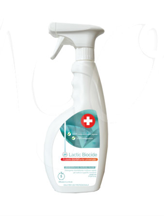 Detergente Disinfettante Biocida, Battericida, Virucida, disponibile in Diverse Capacità e Flaconi