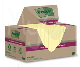 Post-it® Green, Foglietti Adesivi Riposizionabili, Giallo Canary, Vari Formati e Confezionamenti