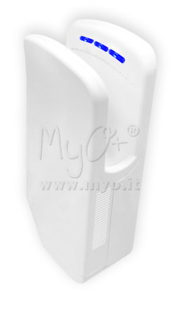 Asciugamano ad Aria X-Dry Compact, nei Colori Bianco o Grigio, Potenza 1450 Watt