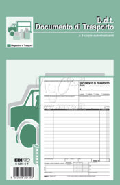 Blocco Documenti di Trasporto, cm. 15x23, cm 15(l)x23(h)