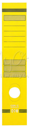 Copridorso Adesivo in Carta, Dorso 7 Cm, 10 Pezzi, Vari Colori