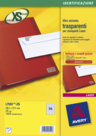 Etichette Trasparenti Scrivibili, Disponibili in Diversi Formati, mm 38,1x21,1