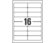 Etichette Bianche in Carta Riciclata, Disponibili in Diversi Formati, mm 99,1x33,9