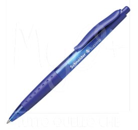Penna Suprimo, a Sfera a Scatto, Punta Media, 0,4 mm, blu