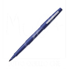Pennarello Paper-Mate, Nylon Flair, Disponibile in 4 Colori, a Pezzo Singolo e in Confezioni da 4, blu