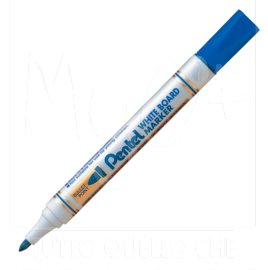 Pennarello Whiteboard Marker per Lavagna, Cancellabile, blu