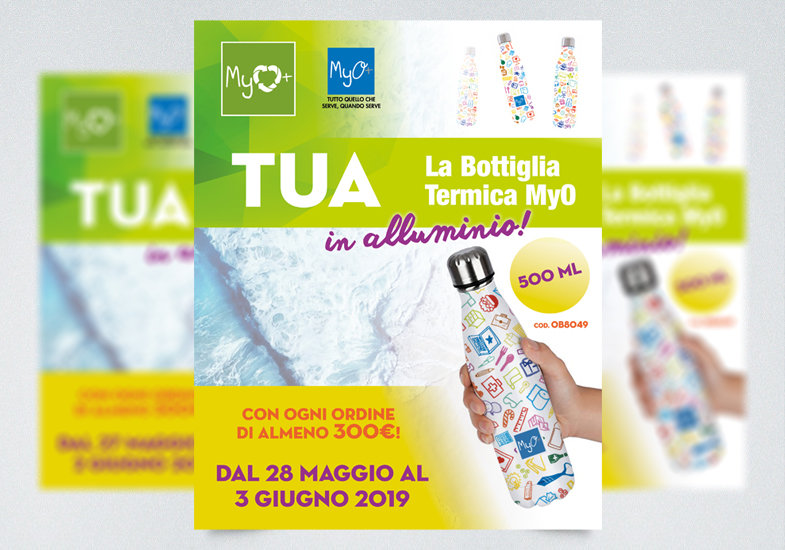 Promozione Bottiglia Termica WD Personalizzata MyO 2019