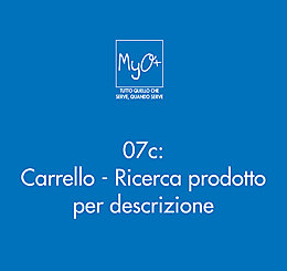 07c - Carrello - Ricerca prodotto per descrizione